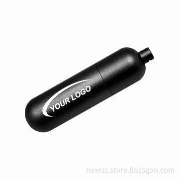 Plastic USB Flash Drive with Various Colors, Customized Logos and Designs Accepted